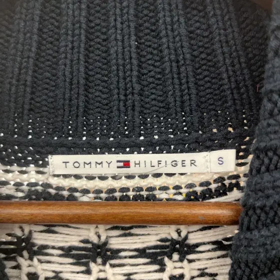 타미힐피거 여리 슬림핏 코위찬 노르딕 롱 가디건 S C08144 상품이미지5