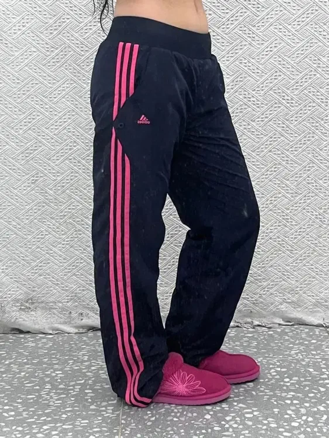 아디다스 Y2K 대장급 핑크삼선 바람막이 트랙팬츠 95 C08145 상품이미지1