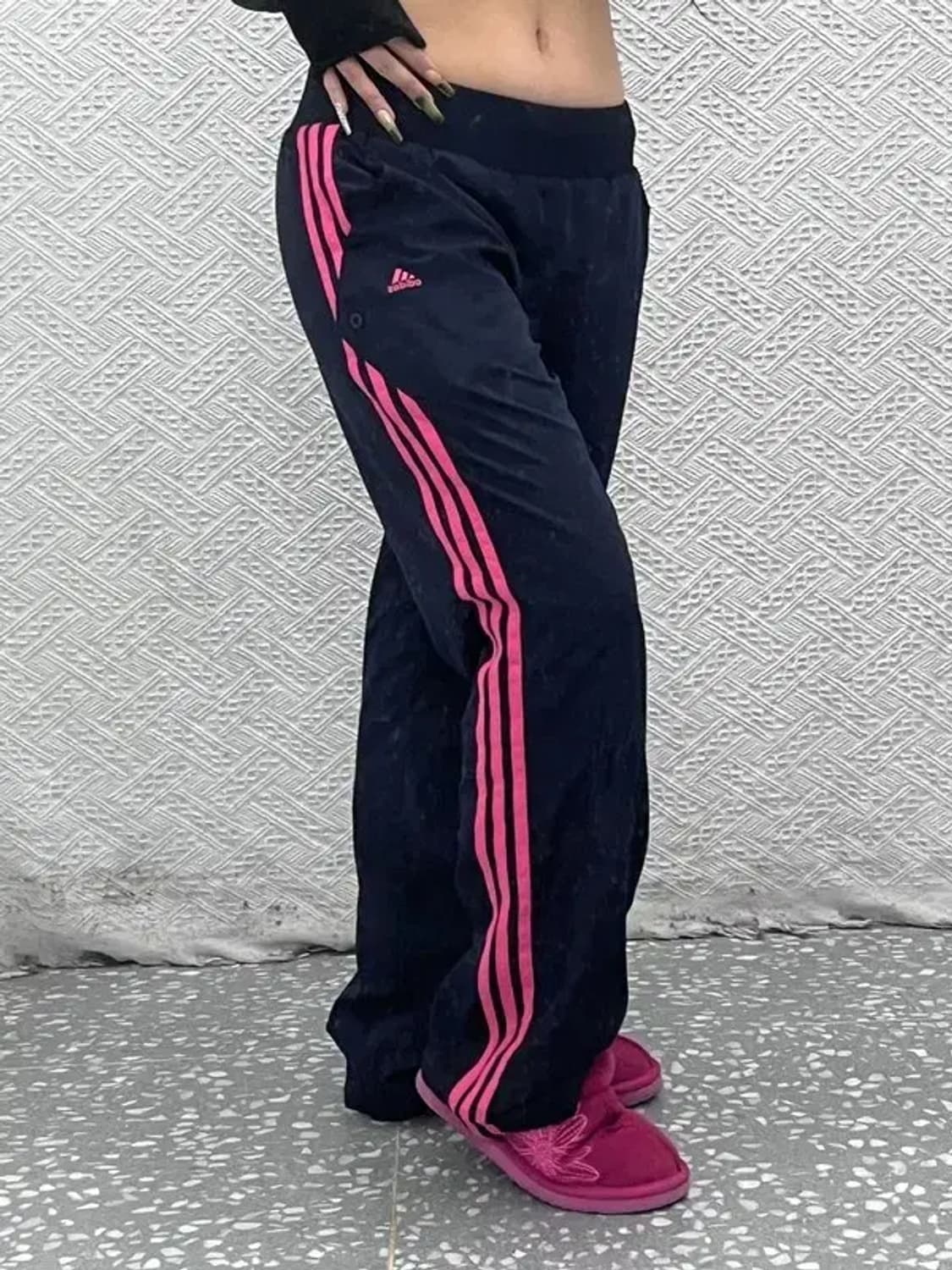 아디다스 Y2K 대장급 핑크삼선 바람막이 트랙팬츠 95 C08145 상품이미지2