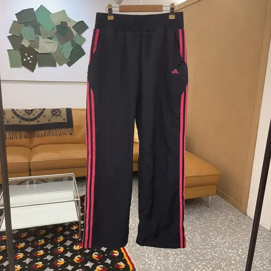 아디다스 Y2K 대장급 핑크삼선 바람막이 트랙팬츠 95 C08145 상품이미지3