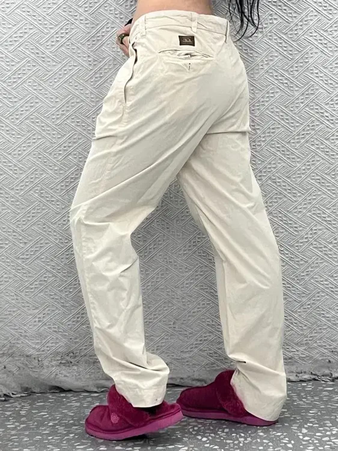 씨피컴퍼니 빈티지 크림아이보리 코튼팬츠 면바지 86 C08146 상품이미지2