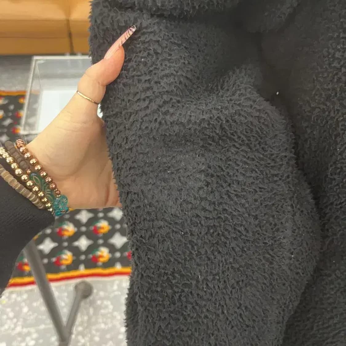 프리즘웍스 모던캐주얼 아방핏 포켓 뽀글이 후리스 XL C08120 상품이미지8