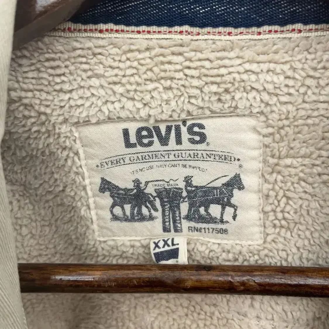 리바이스 빈티지 컨트리 쉐르파 양털 워크 셔츠 XXL C08125 상품이미지5