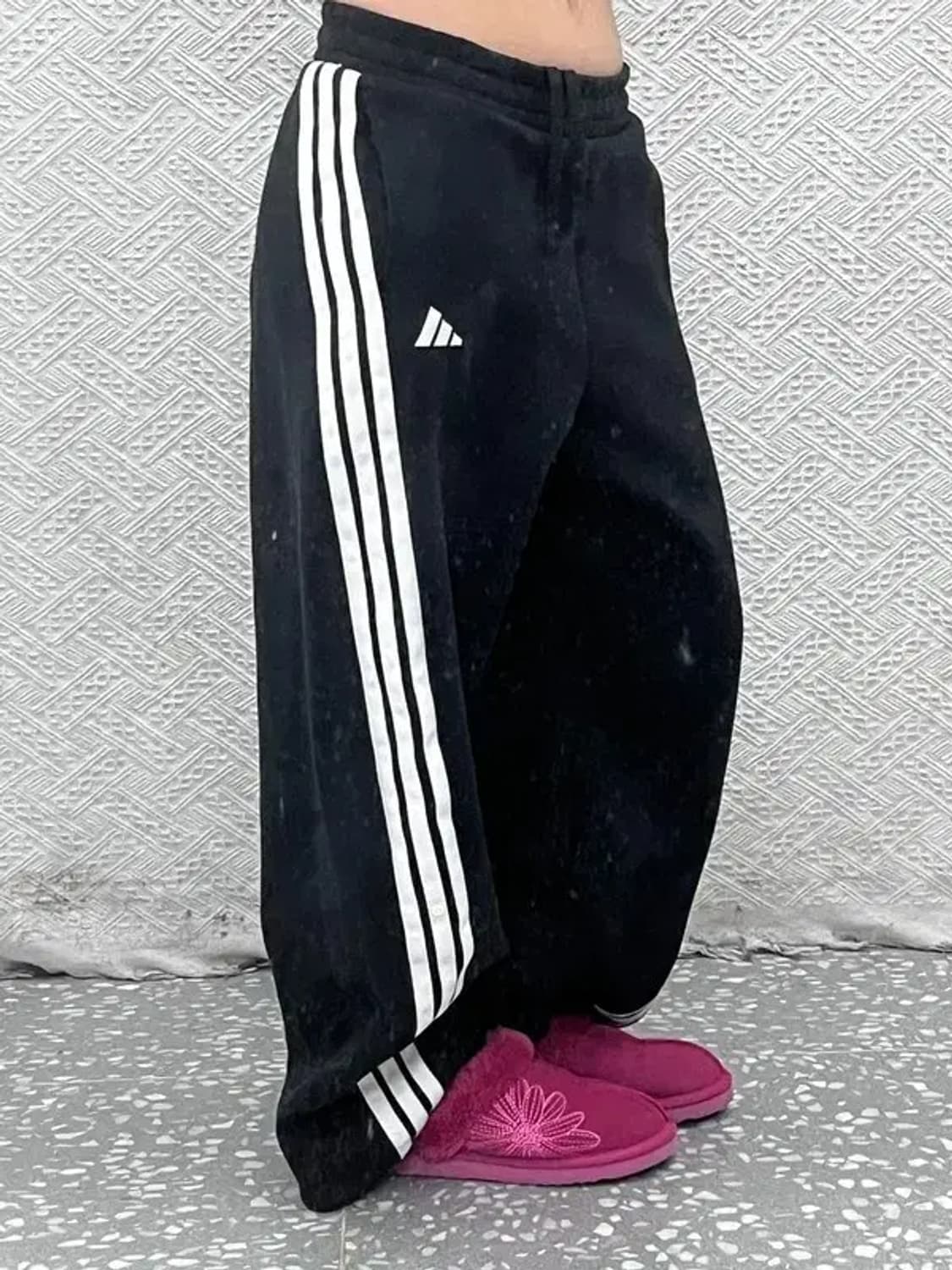 아디다스 희귀 빈티지 사선 삼선 와이드 트랙팬츠 M C08153 상품이미지1