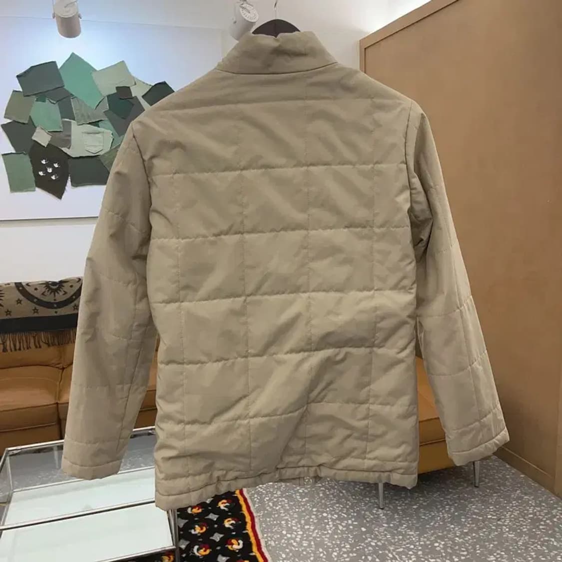 버버리 빈티지 모던캐주얼 퀄팅 울 경량 패딩 자켓 95 C08124 상품이미지4