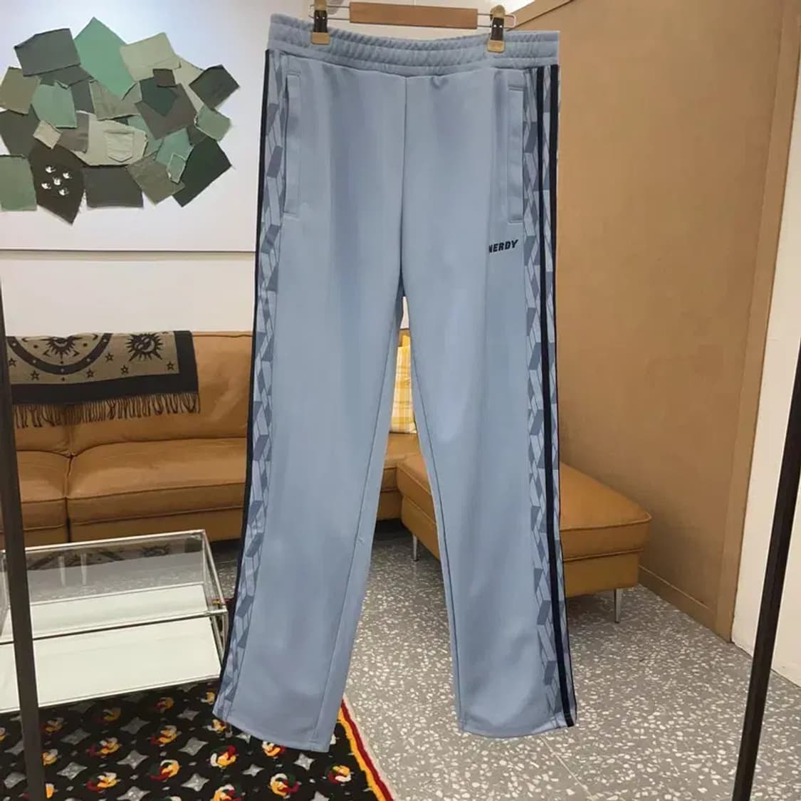 널디 키치 유니크 모노그램 테이프라인 트랙팬츠 M C08155 상품이미지3