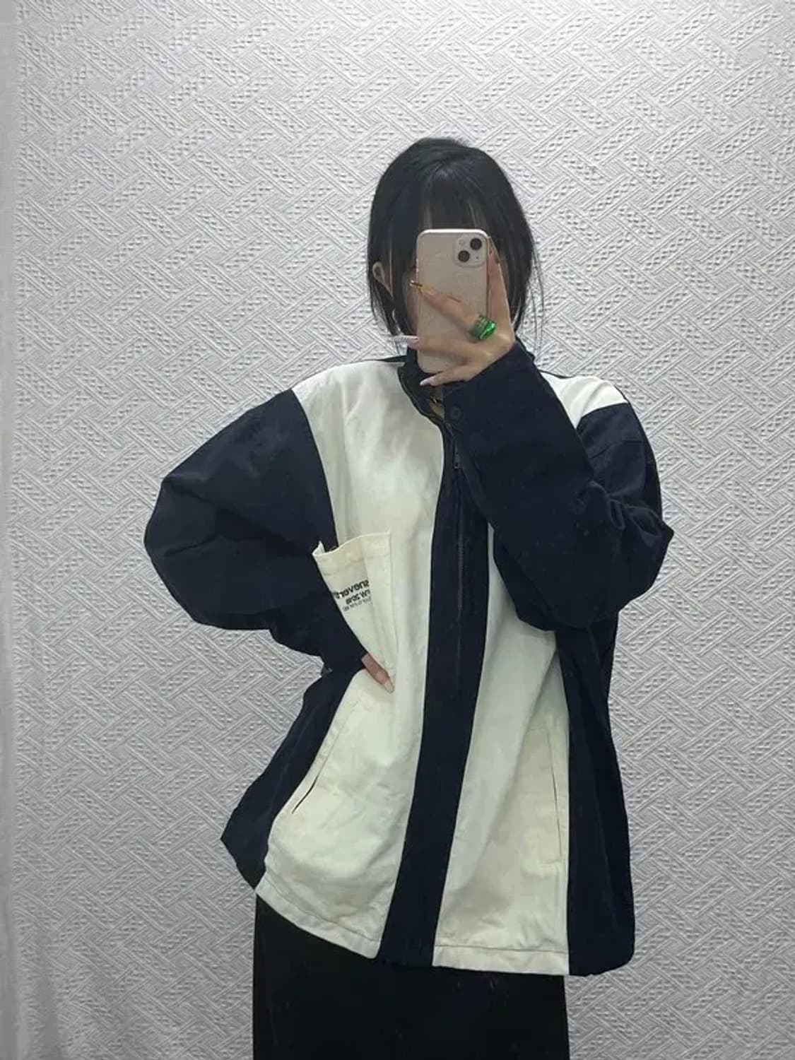 디스이즈네버댓 올드스쿨 빈티지 배색 워크 자켓 L C08129 상품이미지1