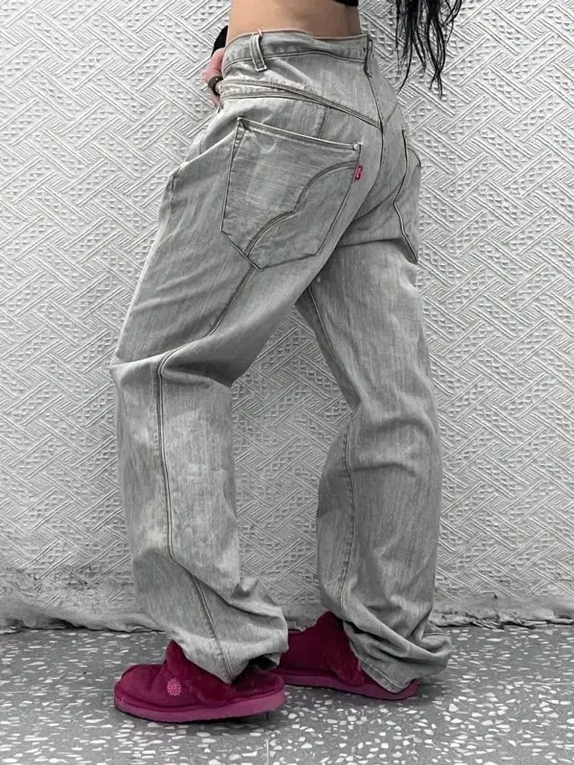 리바이스 엔지니어드진 빈티지 라인 워싱 데님팬츠 34인치 C08156 상품이미지1