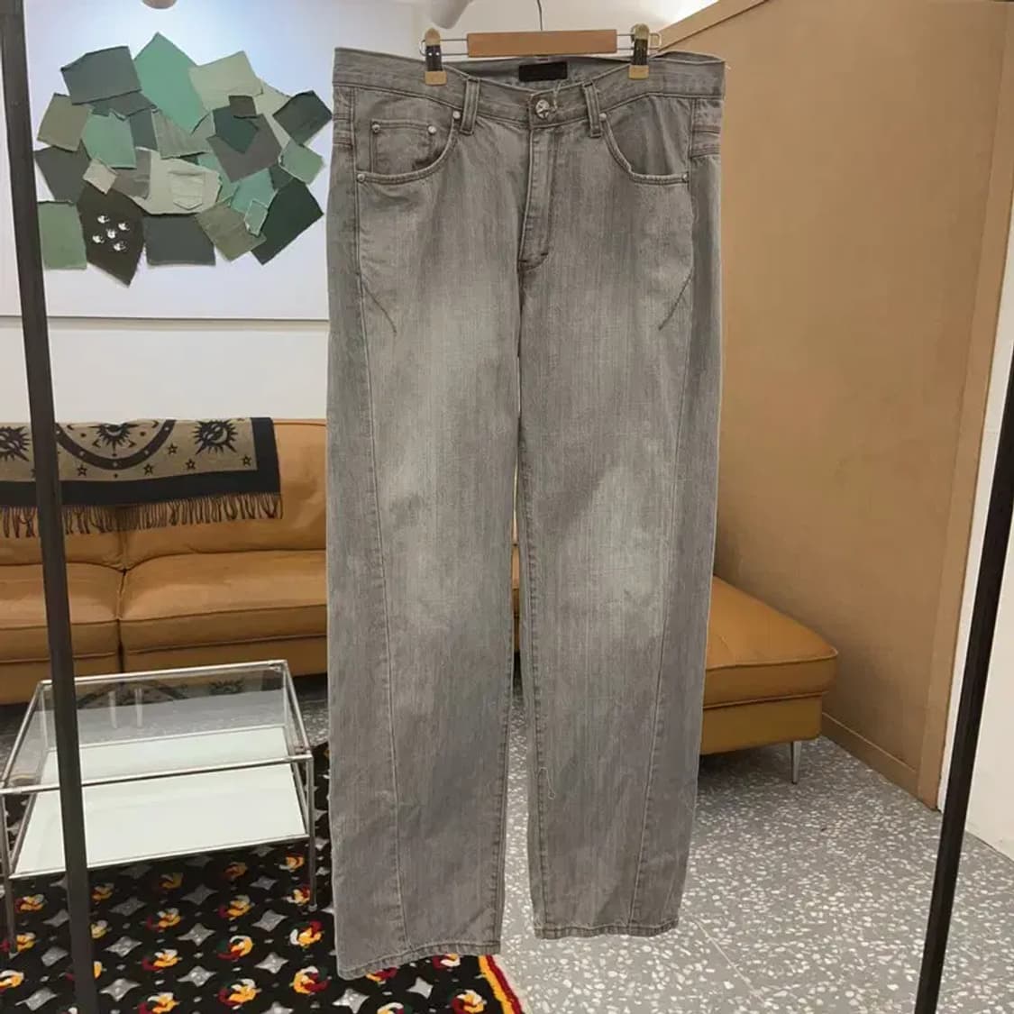 리바이스 엔지니어드진 빈티지 라인 워싱 데님팬츠 34인치 C08156 상품이미지3