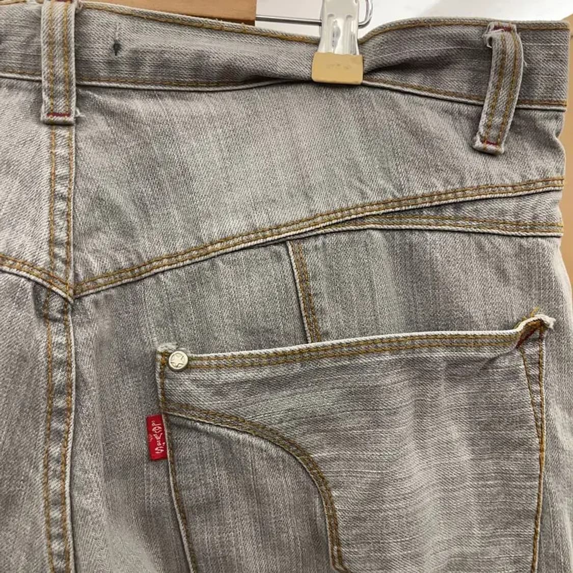 리바이스 엔지니어드진 빈티지 라인 워싱 데님팬츠 34인치 C08156 상품이미지5