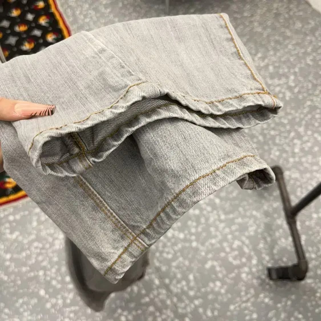 리바이스 엔지니어드진 빈티지 라인 워싱 데님팬츠 34인치 C08156 상품이미지7