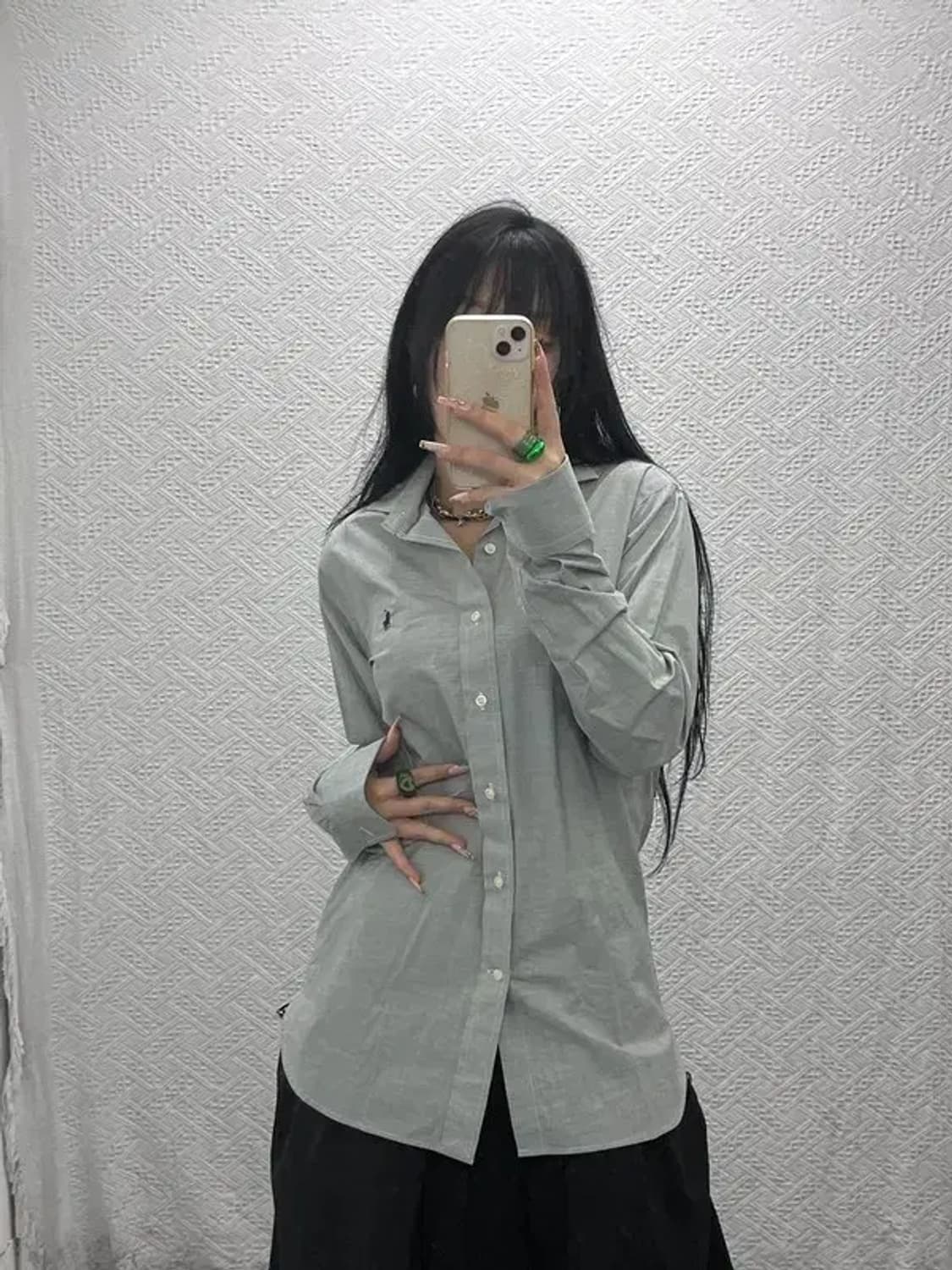 폴로 랄프로렌 빈티지 모던캐주얼 대장핏 셔츠 95 C08162 상품이미지1