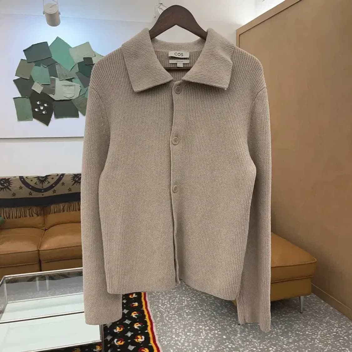 COS 코스 여리 캐주얼 부클레 니트 가디건 M C08163 상품이미지3