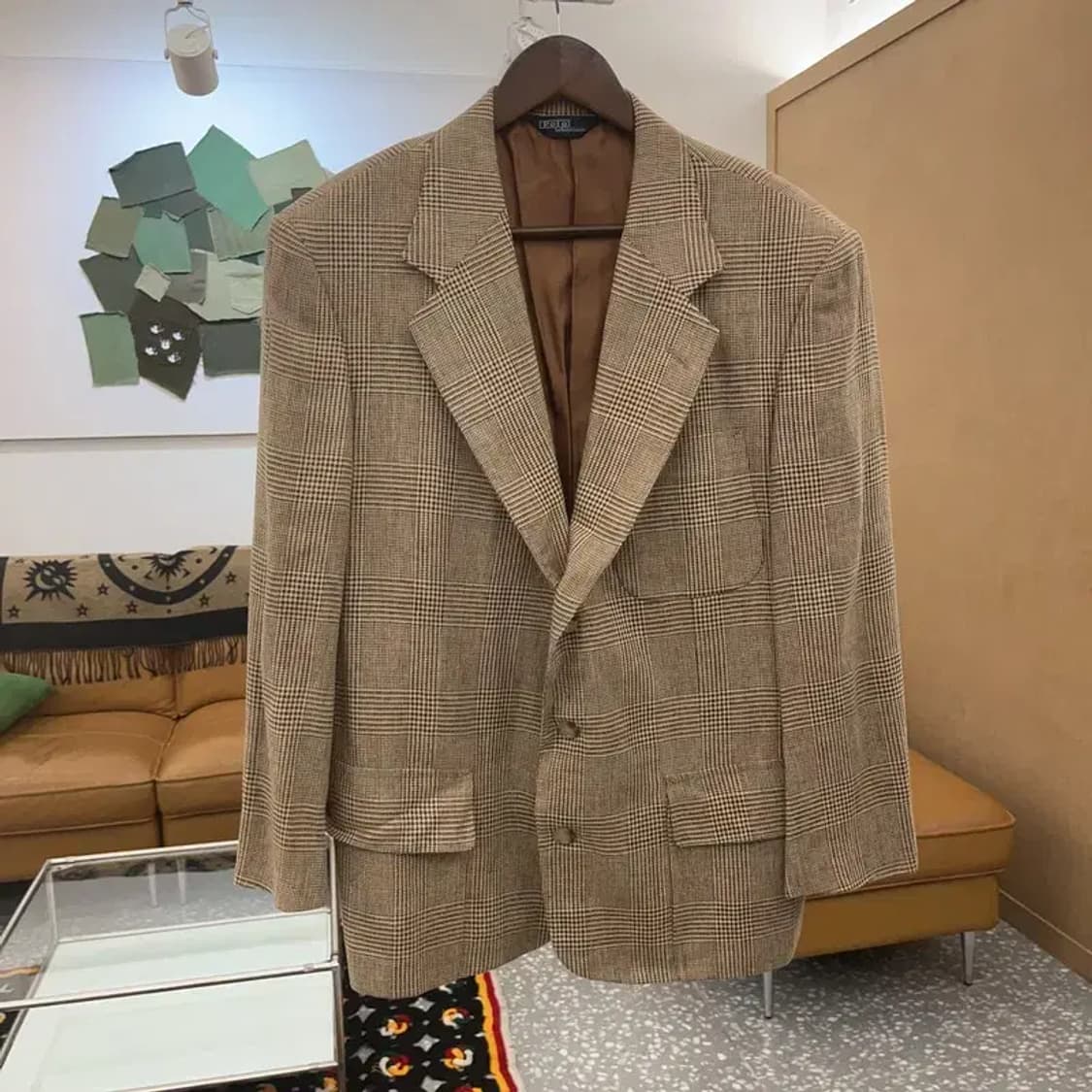 폴로 랄프로렌 90's 하운드체크 블레이저 자켓 100 C08168 상품이미지3