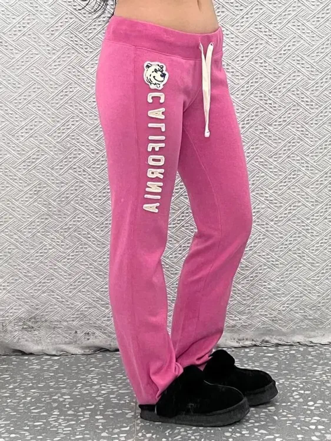 후아유 Y2K 00's 대장급 핫핑크 스웻팬츠 M C08187 상품이미지2