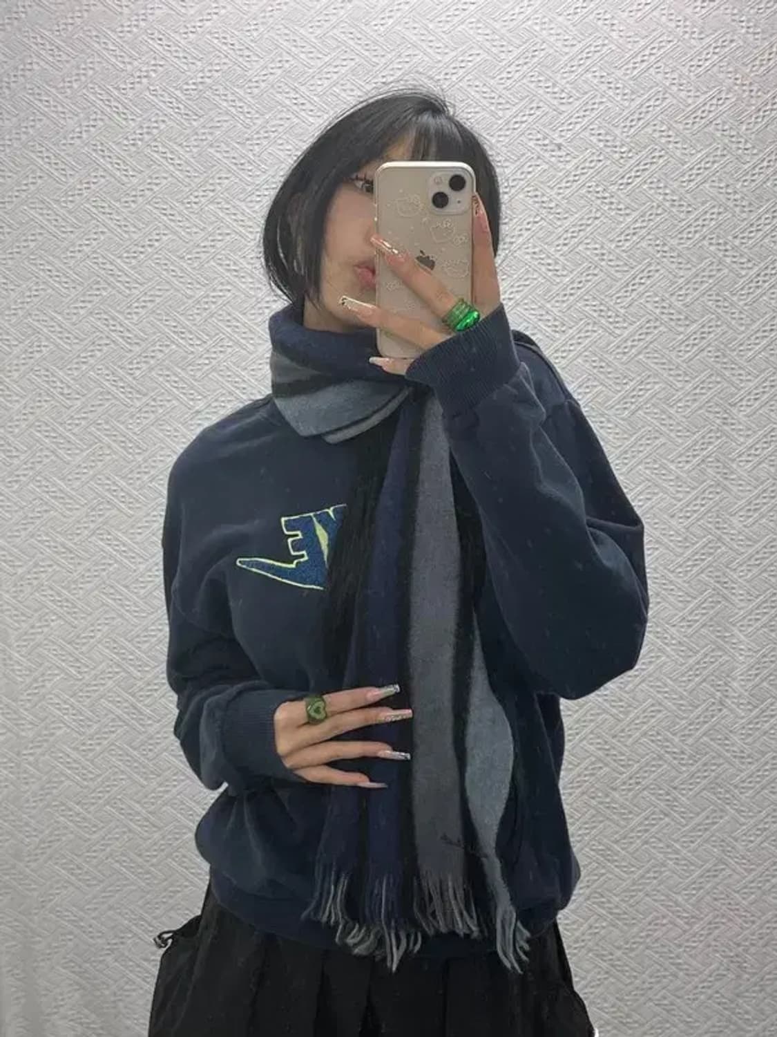 폴스미스 모던시크 캐주얼 멀티컬러 스트라이프 목도리 C08193 상품이미지1