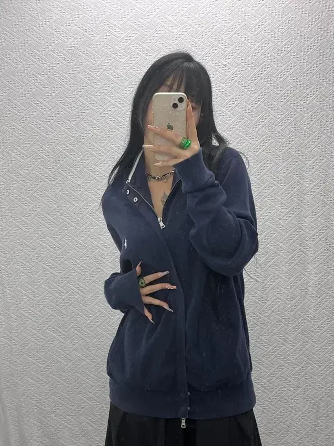 폴로 랄프로렌 올드스쿨 빈티지 여리핏 집업 가디건 L C08167 상품이미지1