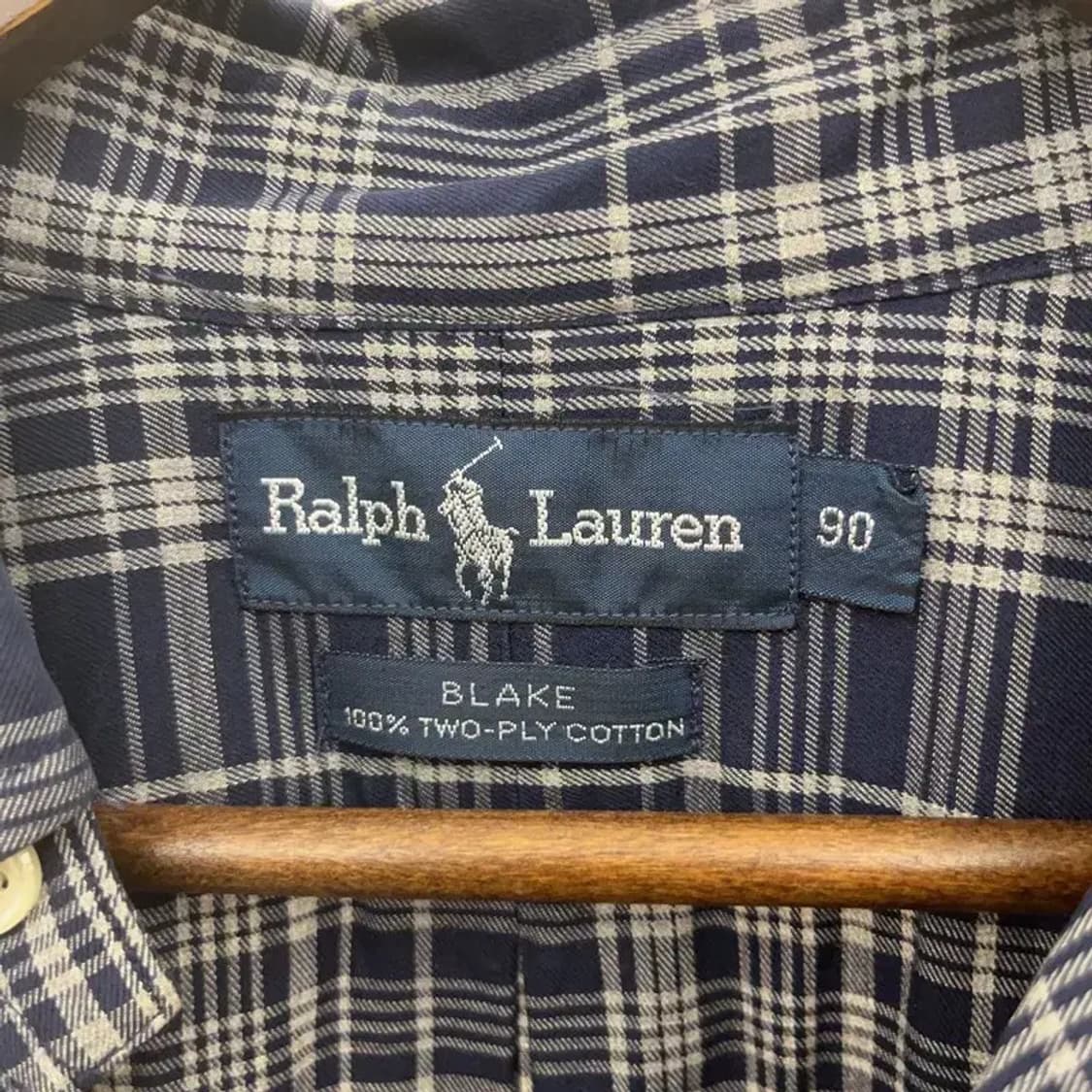 폴로 랄프로렌 빈티지 컨트리 파머 체크 셔츠 90 C08175 상품이미지5