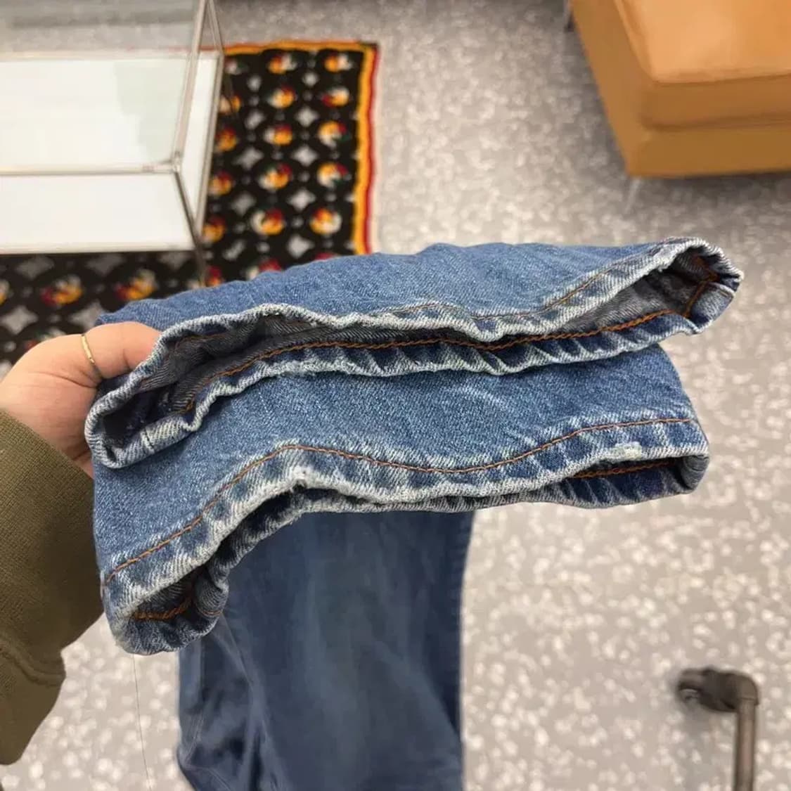 JW 앤더슨X유니클로 빈티지 캐주얼 데님팬츠 33인치 C08184 상품이미지9