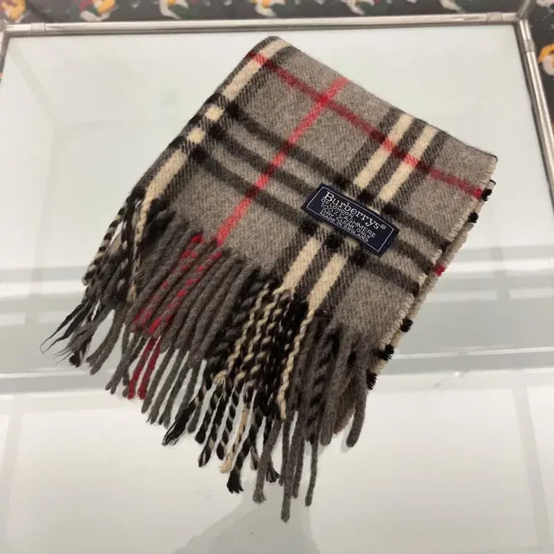 버버리 모던시크 캐주얼 캐시미어 노바체크 목도리 C08197 상품이미지3