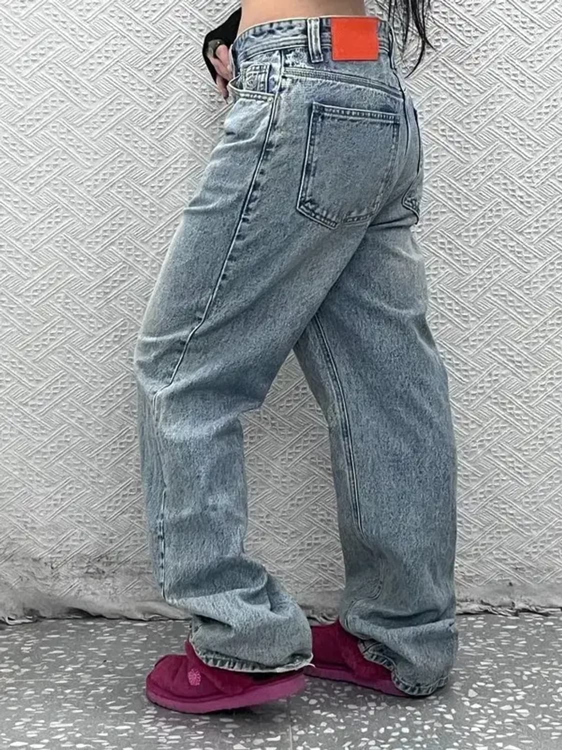 플랙 X OAM 빈티지 연청 워싱 데님팬츠 32인치 C08191 상품이미지1