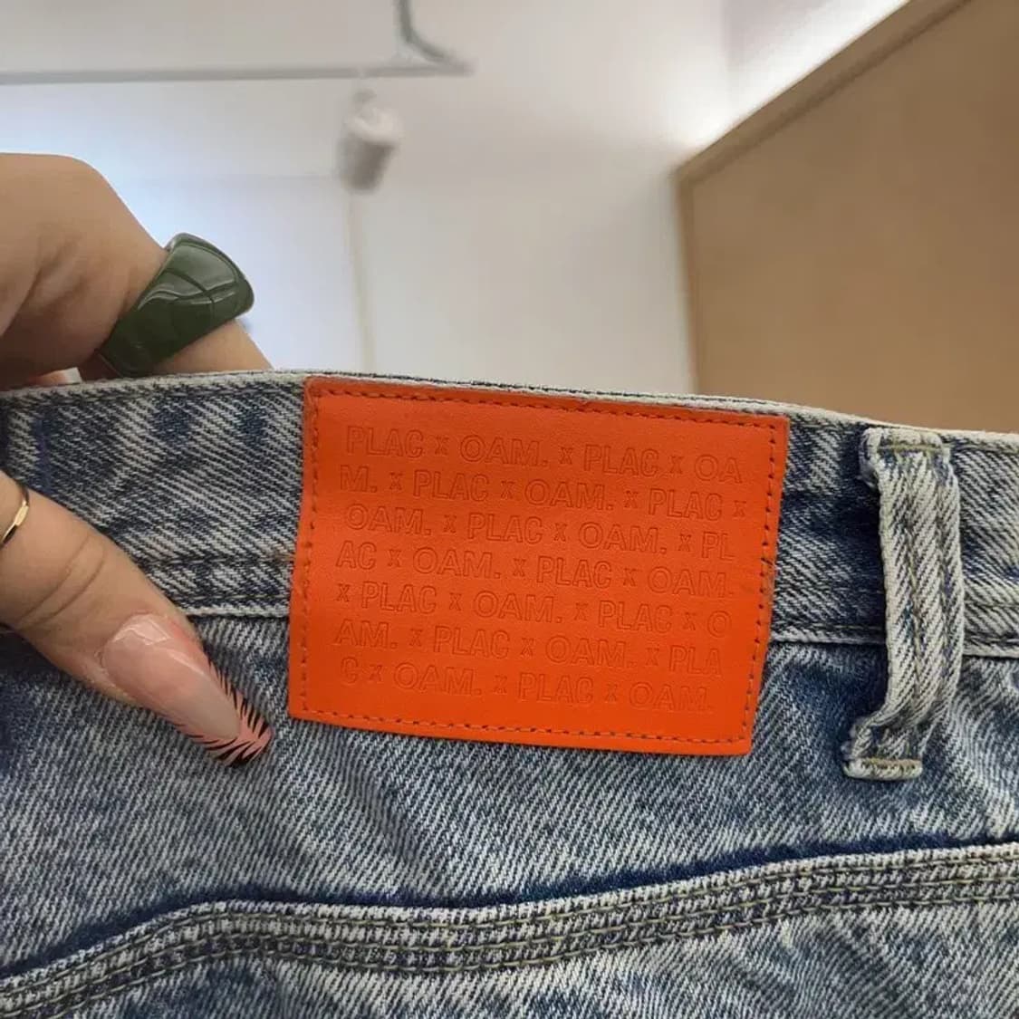 플랙 X OAM 빈티지 연청 워싱 데님팬츠 32인치 C08191 상품이미지5