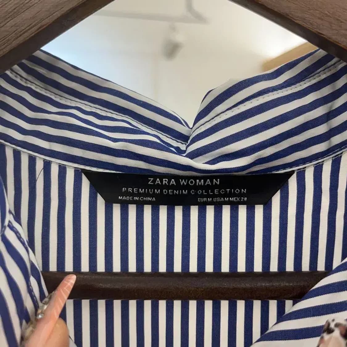 자라 언발 페어리 드레스 셔츠 블라우스 M C08201 상품이미지5