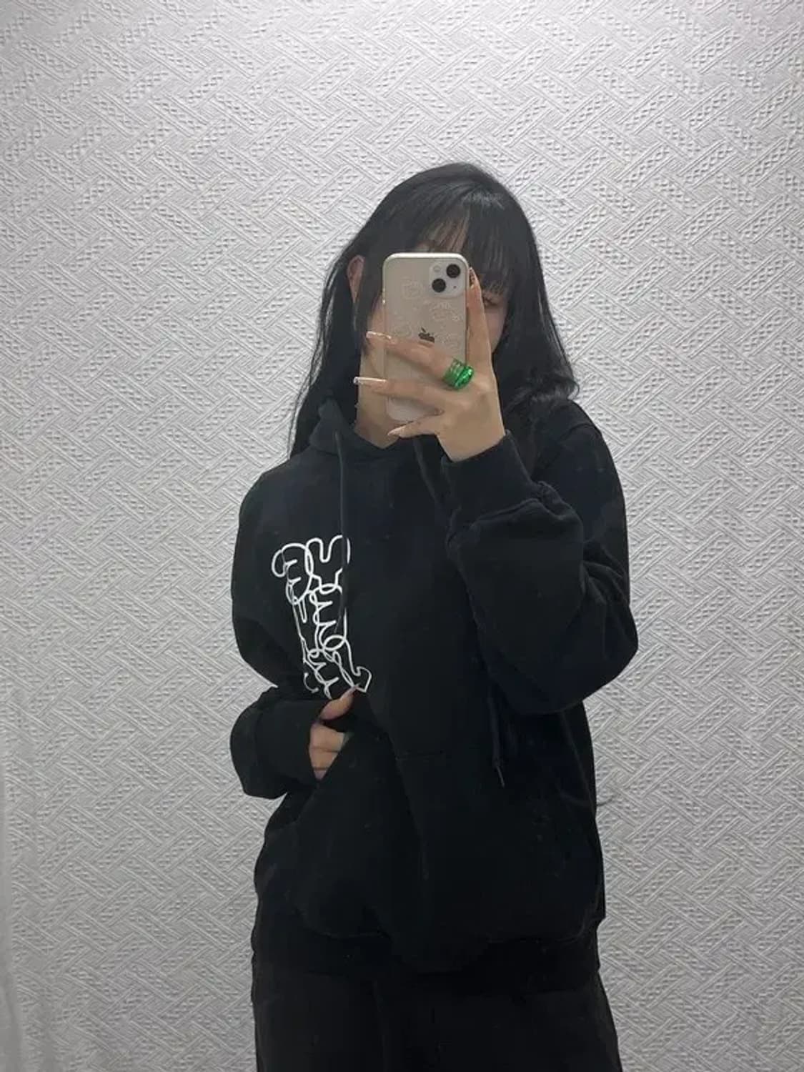 예스아이씨 스트릿힙합 빈티지 빅로고 후드티 S C08206 상품이미지1