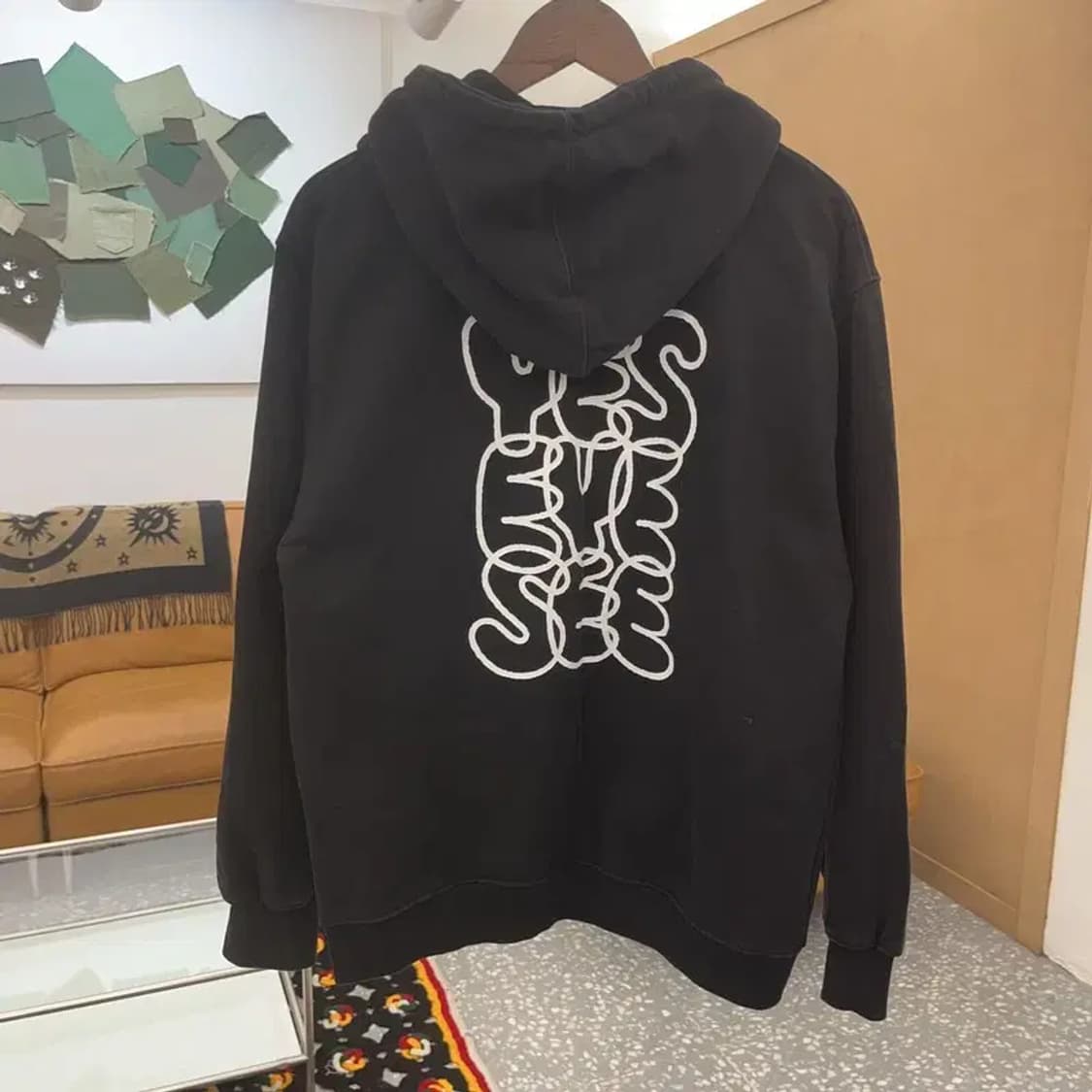 예스아이씨 스트릿힙합 빈티지 빅로고 후드티 S C08206 상품이미지4