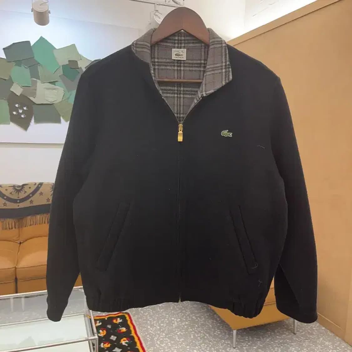 라코스테 서광 빈티지 모던시크 캐주얼 모직 자켓 95 C08213 상품이미지3