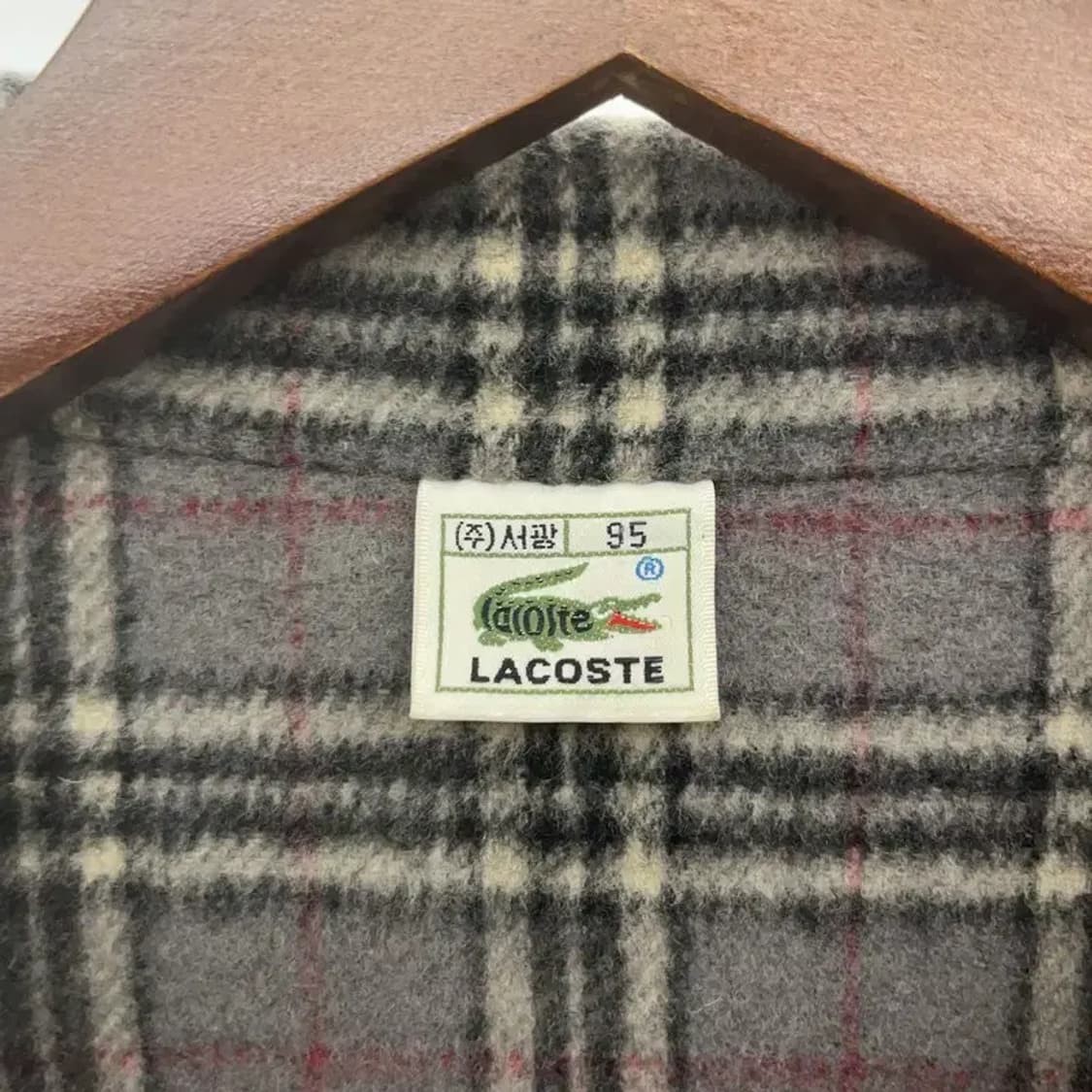 라코스테 서광 빈티지 모던시크 캐주얼 모직 자켓 95 C08213 상품이미지5