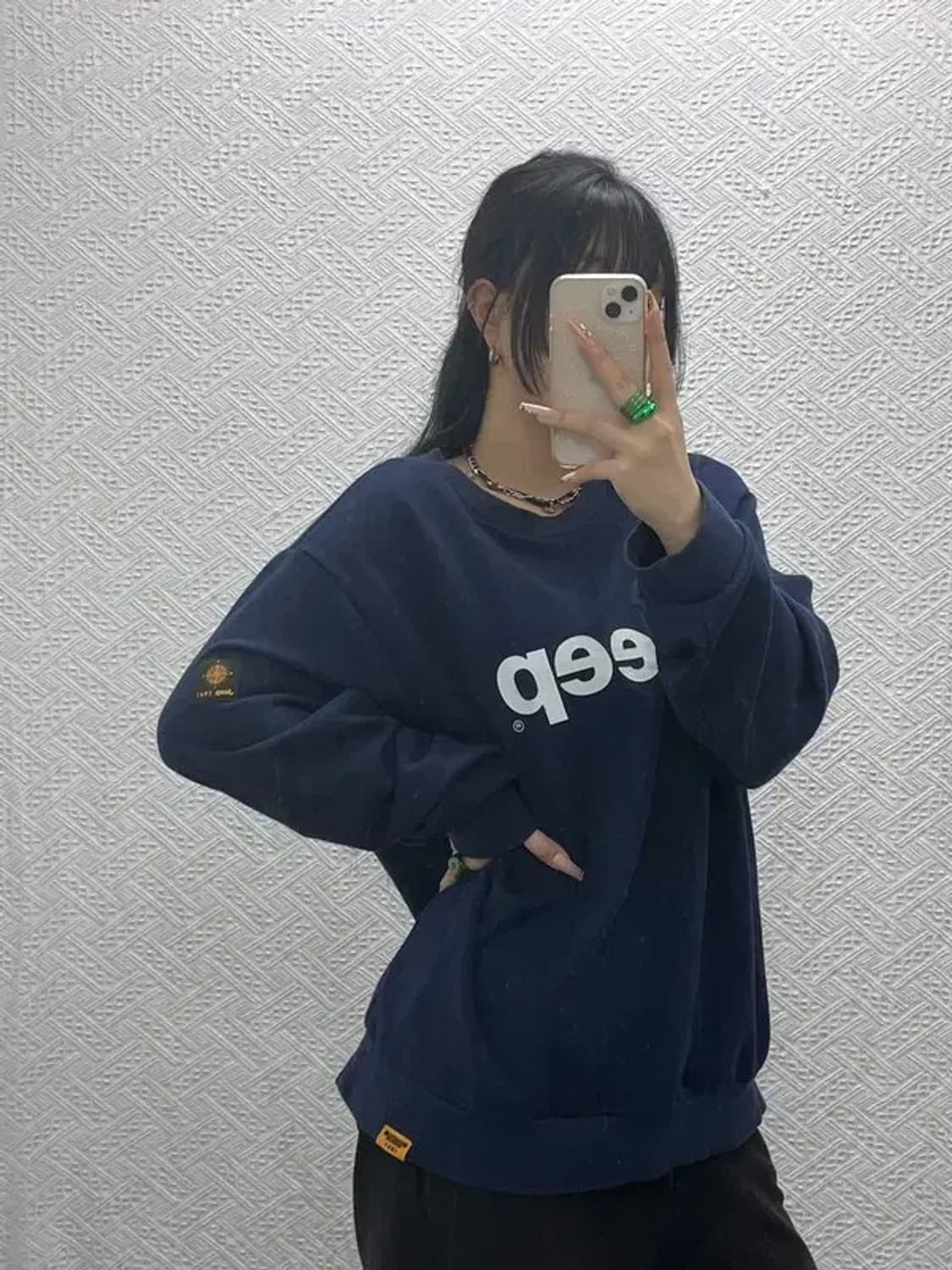 지프 올드스쿨 프린팅로고 빅사이즈 맨투맨 XXL C08209 상품이미지2