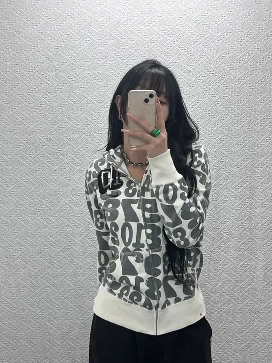 나이키 스트릿 힙합 숫자패턴 후드집업 S C08212 상품이미지2