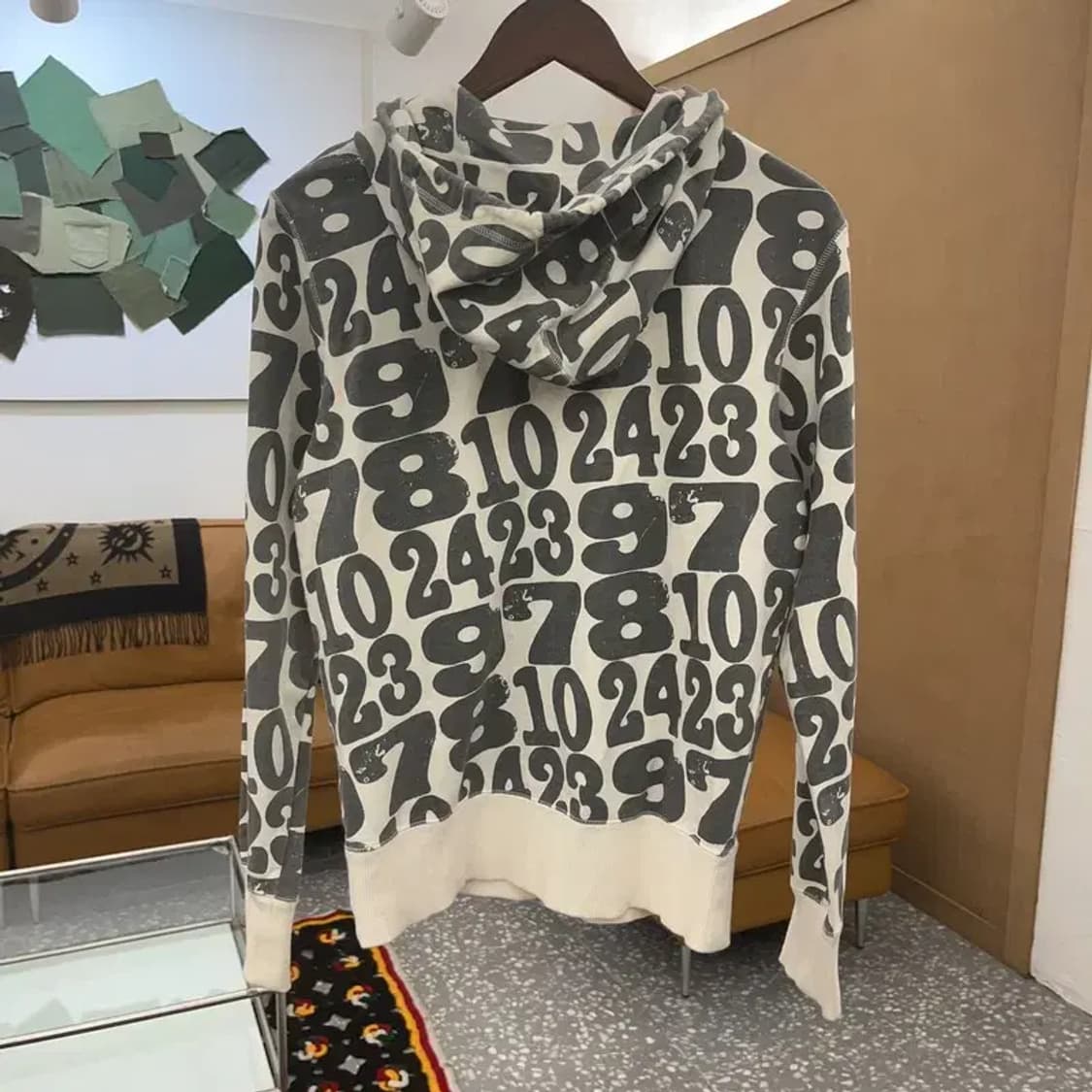 나이키 스트릿 힙합 숫자패턴 후드집업 S C08212 상품이미지4