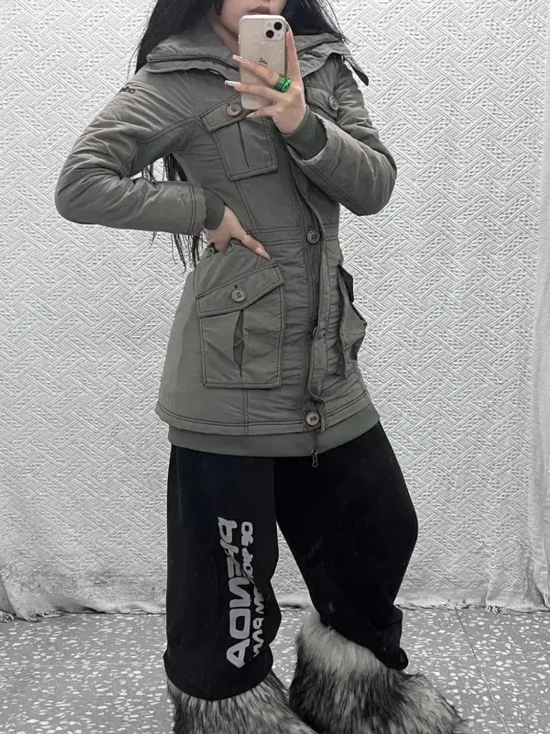 아디다스 레트로 빈티지 슬림핏 00's 야상 자켓 85 C08219 상품이미지2