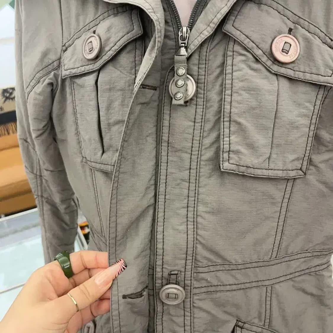 아디다스 레트로 빈티지 슬림핏 00's 야상 자켓 85 C08219 상품이미지7