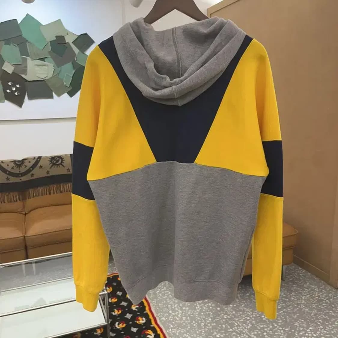 아디다스 올드스쿨 레트로 컬러블럭 후드티 S C08211 상품이미지4