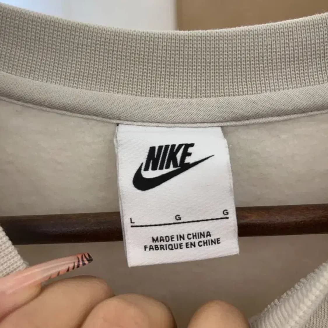 나이키 빈티지 캐주얼 폭닥 기모 맨투맨 L C08221 상품이미지5