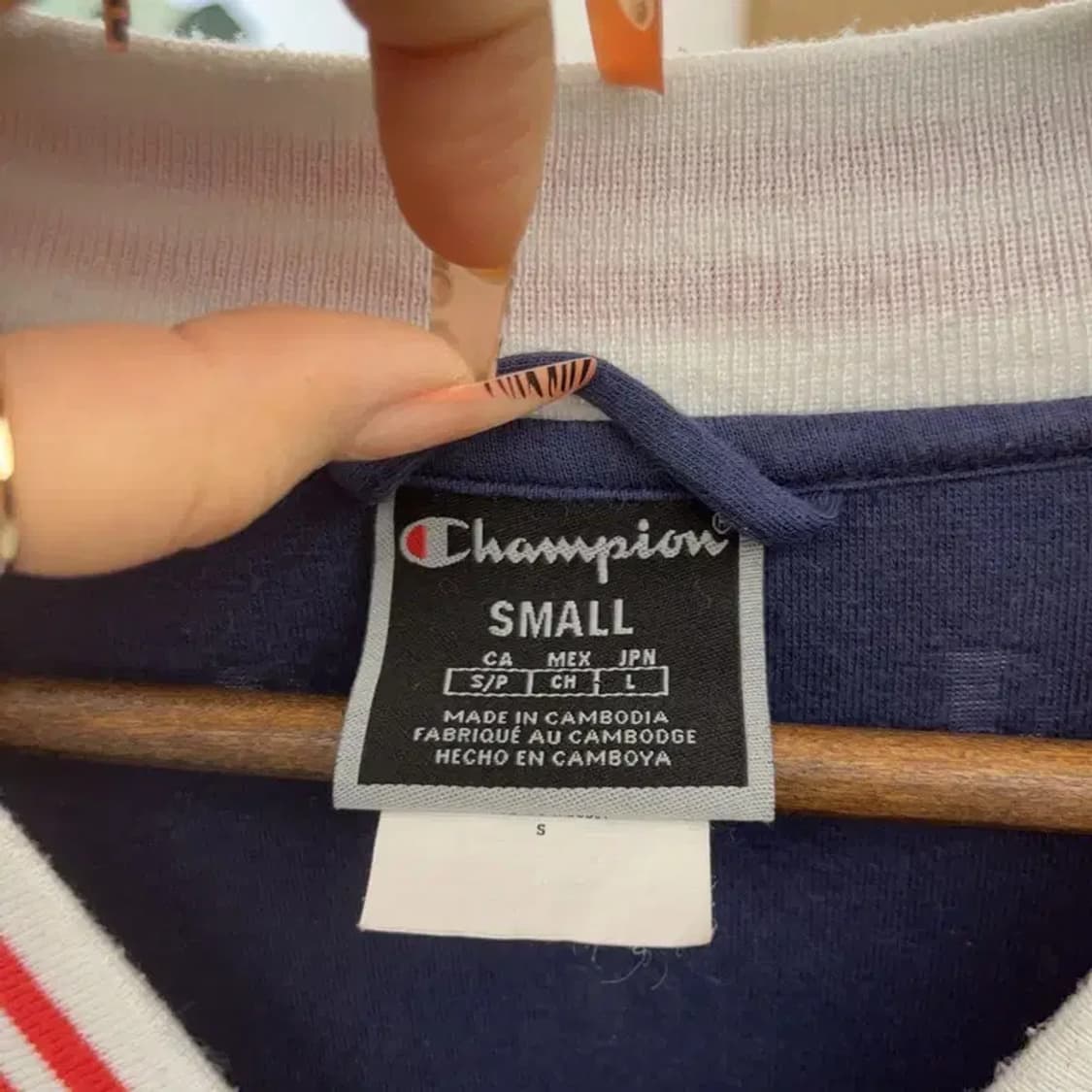 챔피온 올드스쿨 크롭 테리 번아웃 벨벳 집업 S C08223 상품이미지5