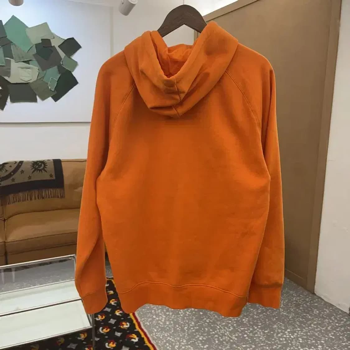 칼하트 Y2K 레트로 오렌지 약기모 후드티 L C08229 상품이미지4