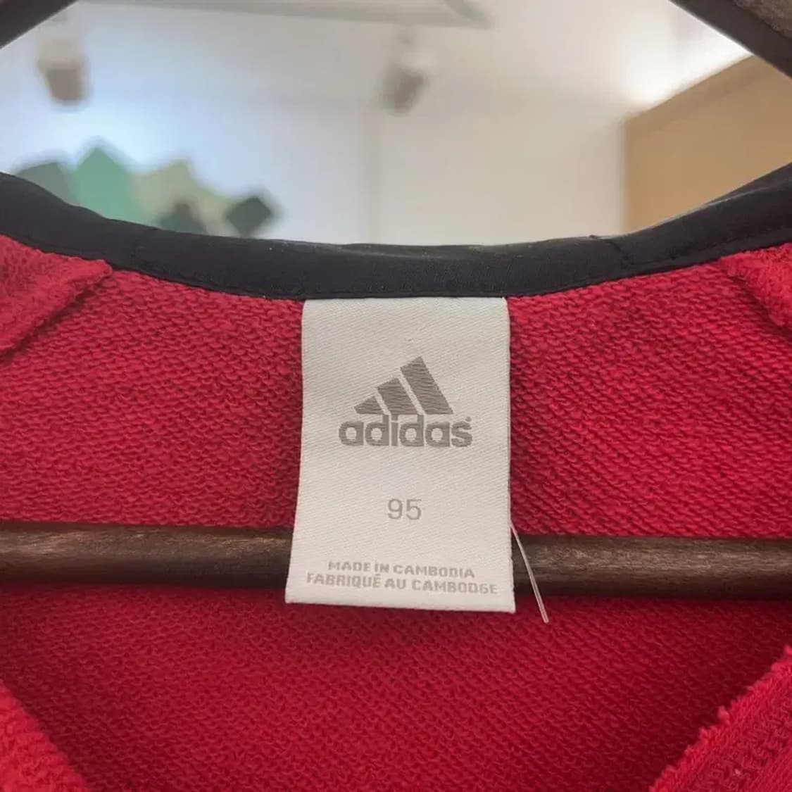 아디다스 빈티지 레트로 브이넥 후드 조끼 베스트 95 C08238 상품이미지5