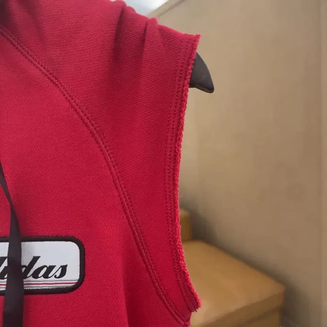 아디다스 빈티지 레트로 브이넥 후드 조끼 베스트 95 C08238 상품이미지7