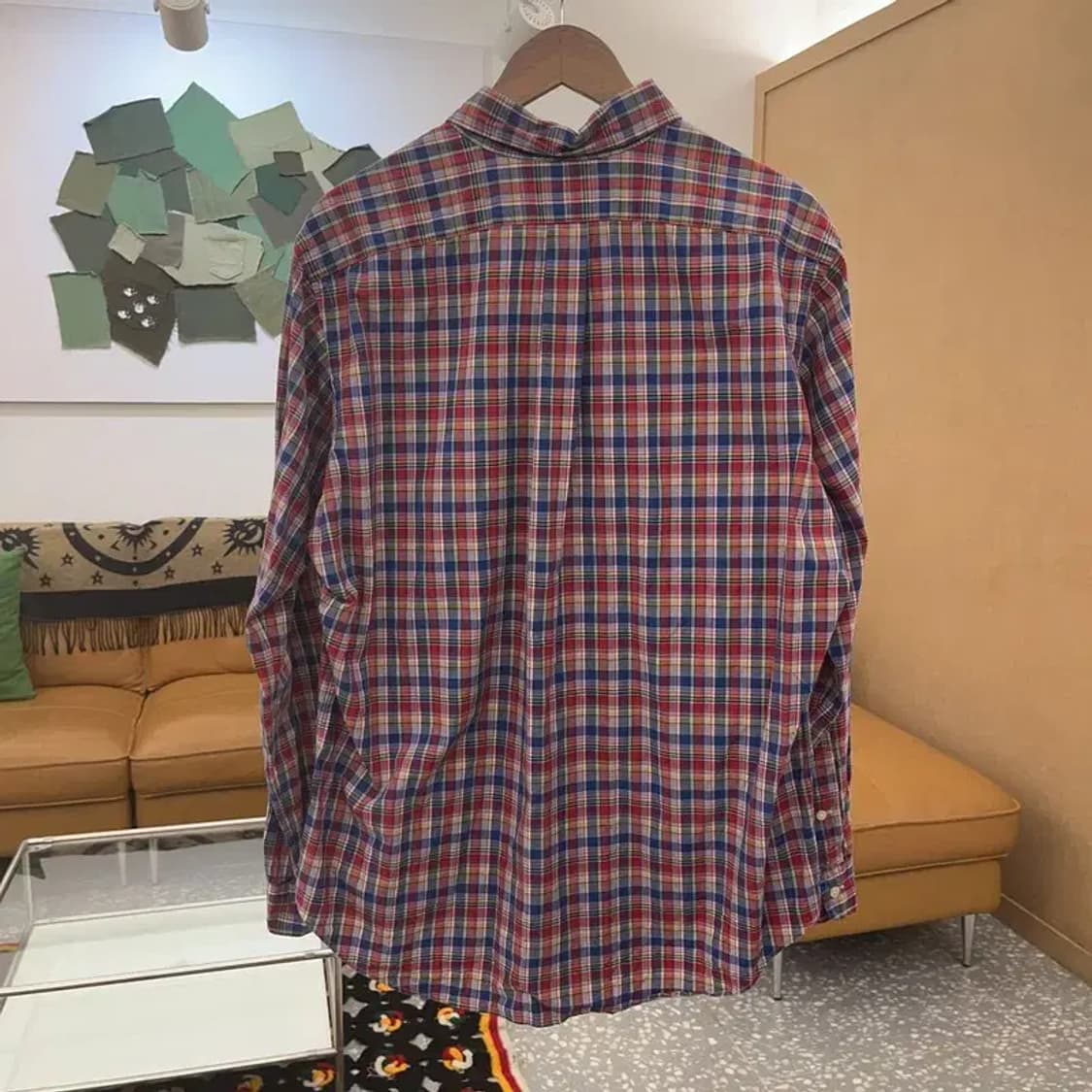 폴로 랄프로렌 빈티지 컨트리 레트로 체크 셔츠 L C08259 상품이미지4