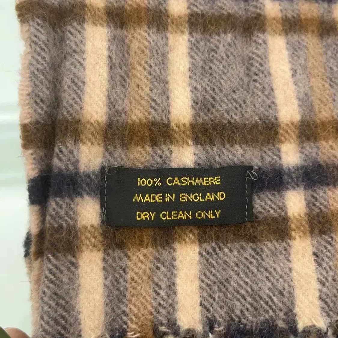 아쿠아스쿠텀 빈티지 폭닥 체크 목도리 C08274 상품이미지5