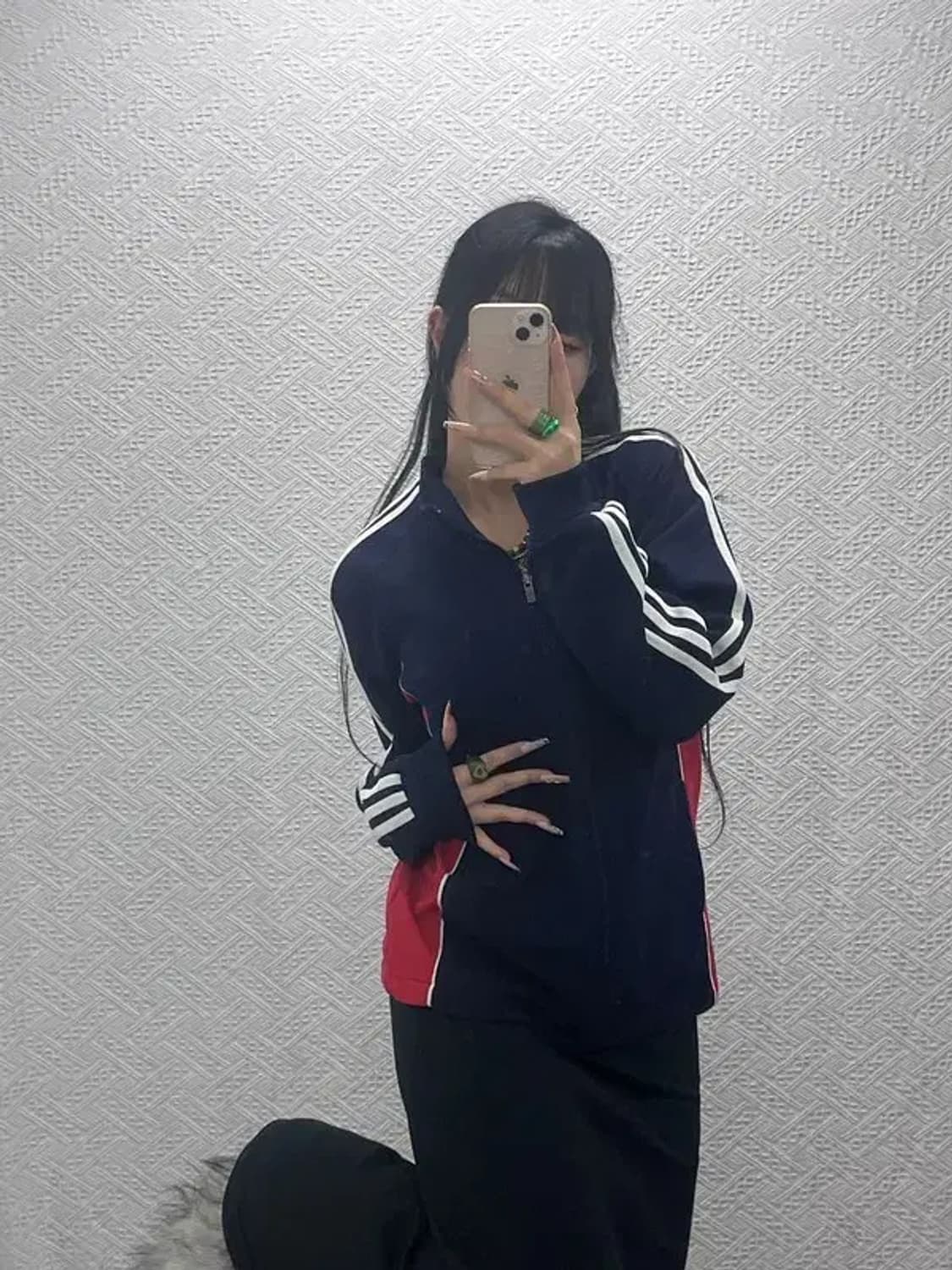 아디다스 라인배색 레트로 티케이디 트랙탑 져지 집업 85 C08244 상품이미지1