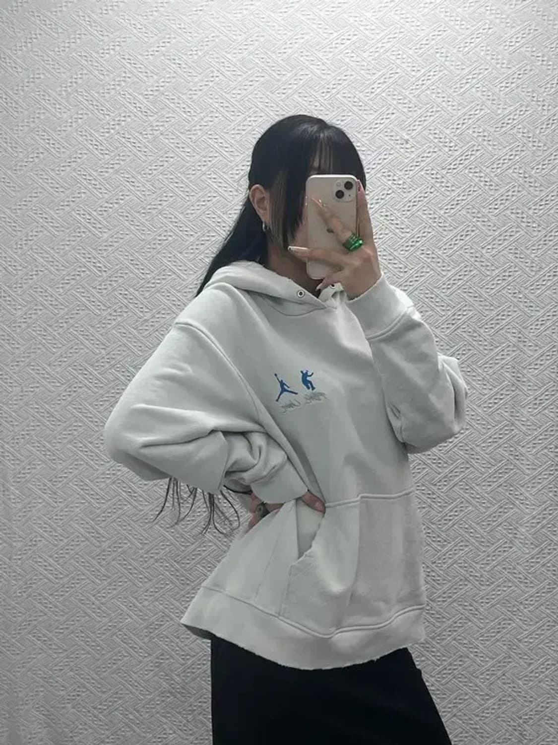 나이키 조던X유니온 빈티지 스포티로고 캐주얼 후드티 XL C08249 상품이미지1