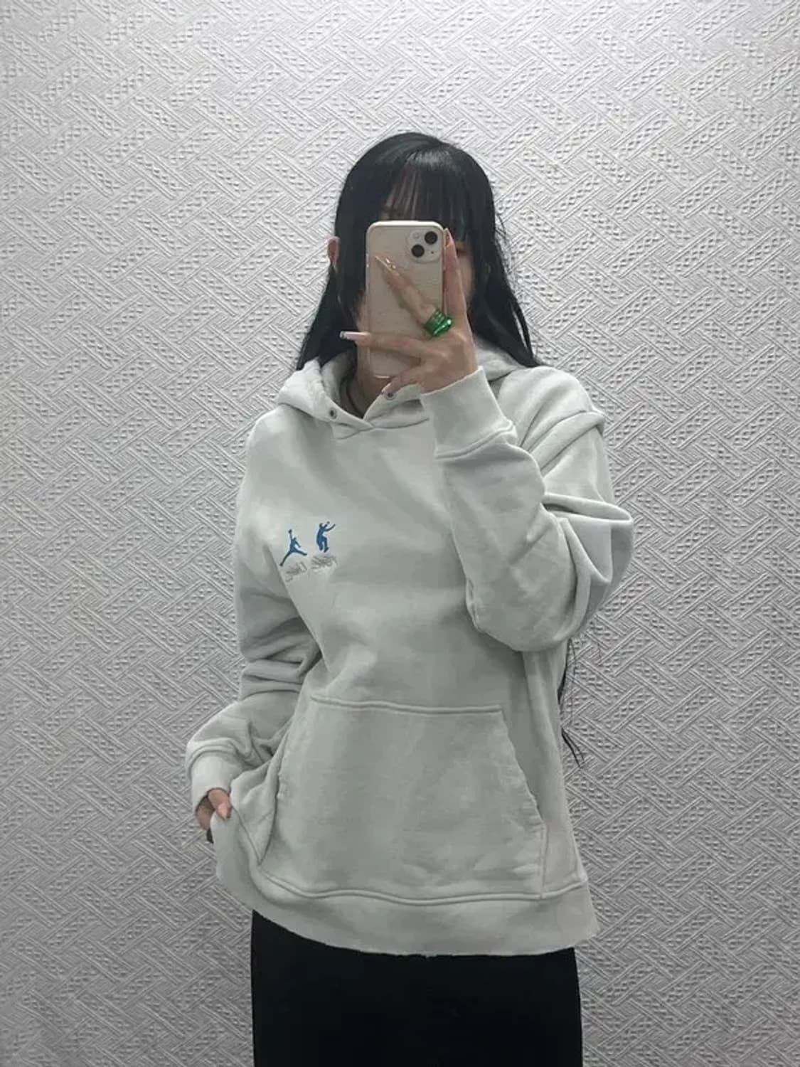 나이키 조던X유니온 빈티지 스포티로고 캐주얼 후드티 XL C08249 상품이미지2