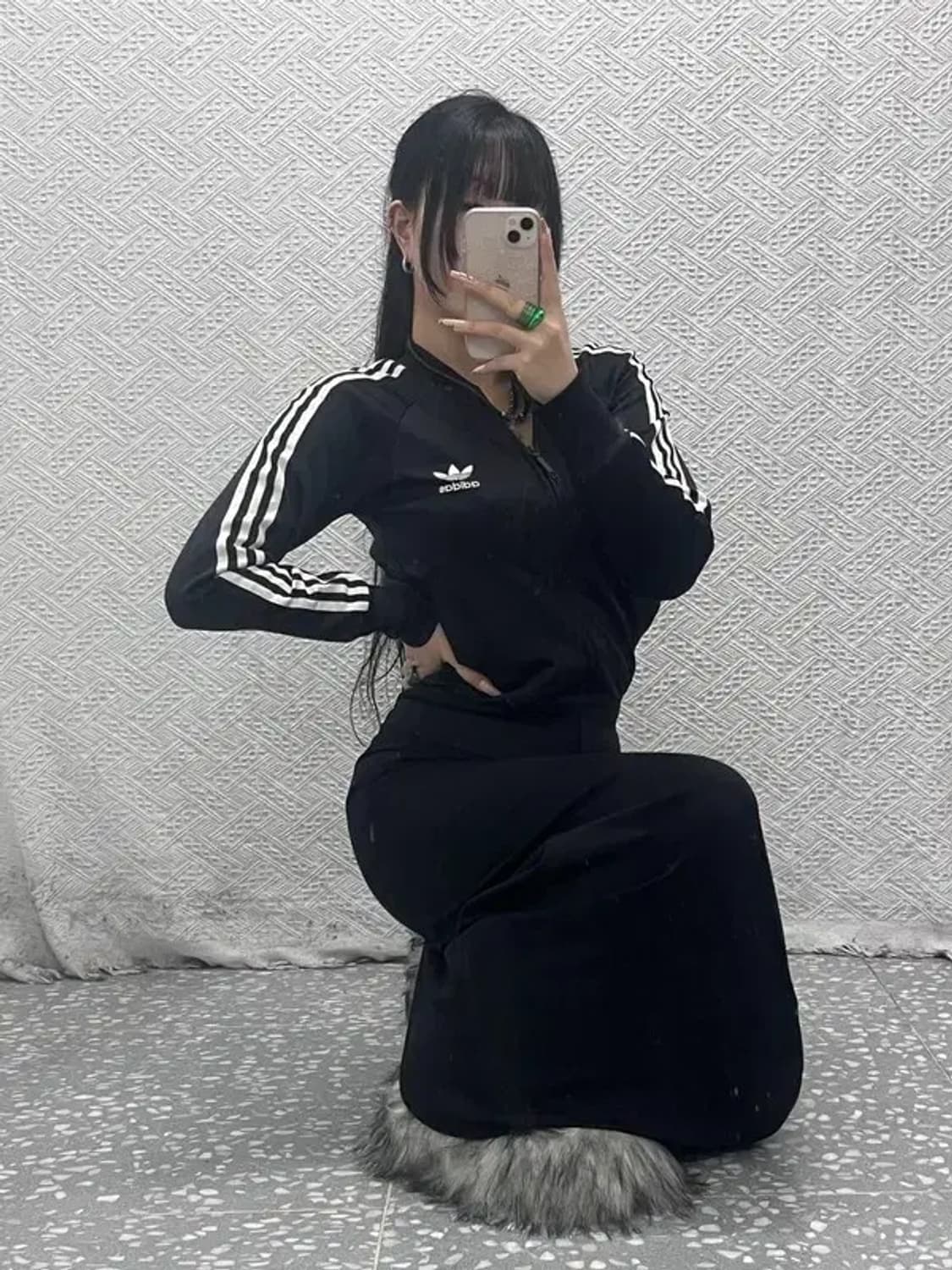 아디다스 올드스쿨 유로파 흑탭 슬림핏 져지 집업 XS C08246 상품이미지2