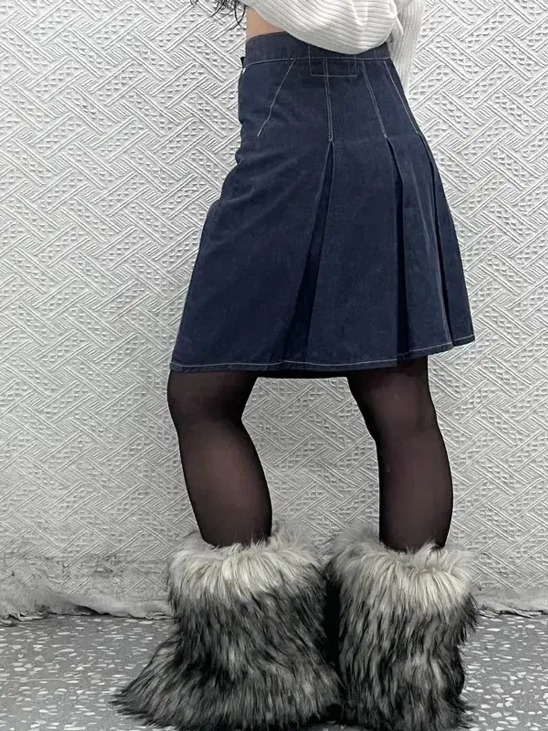 리바이스 엔지니어드 플레어 여리 데님 청치마 27인치 C08270 상품이미지1