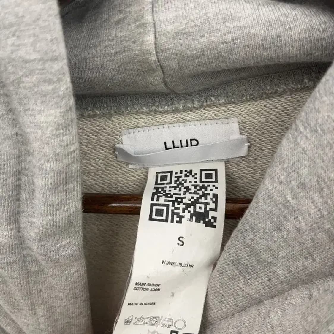 러드 모던캐주얼 빈티지 무지 후드티 S C08250 상품이미지5